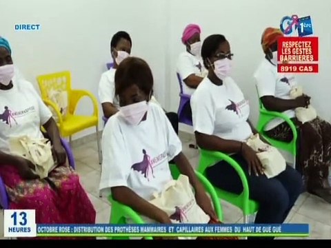 RTG/ Distribution de prothèses mammaires et capillaires aux femmes du Haut Gué Gué