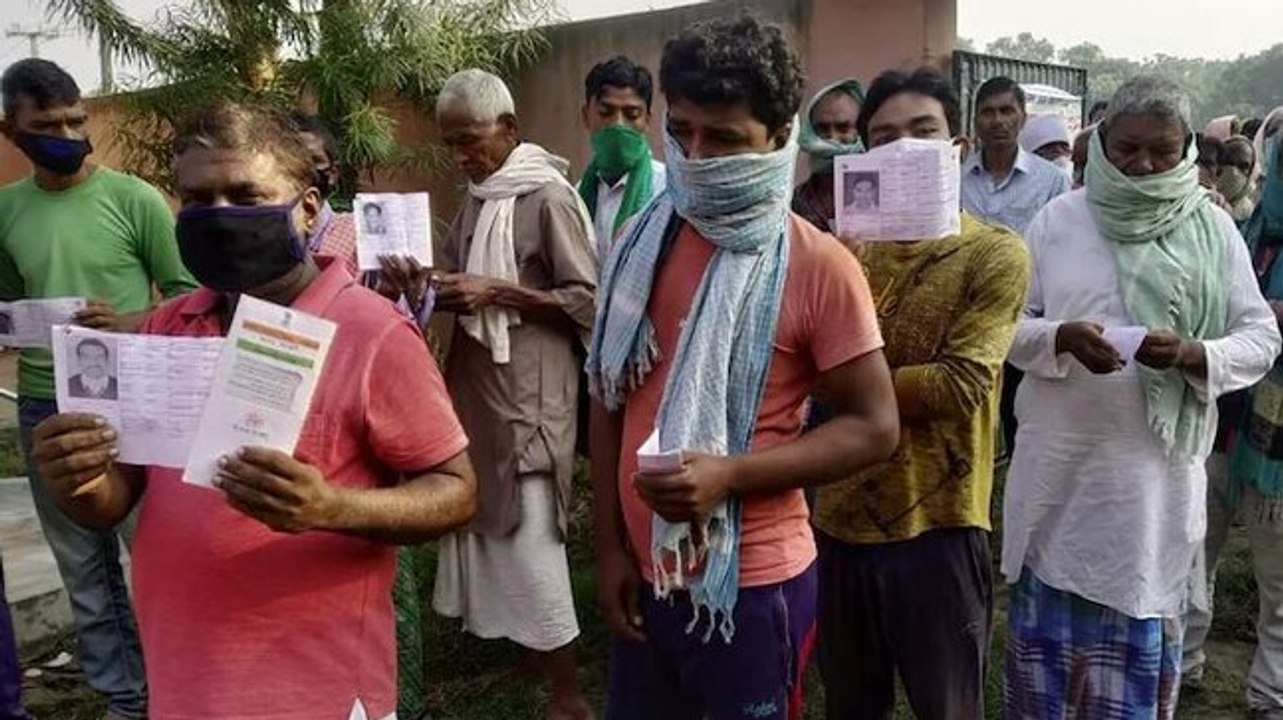 Bihar assembly polls: First phase of voting end...