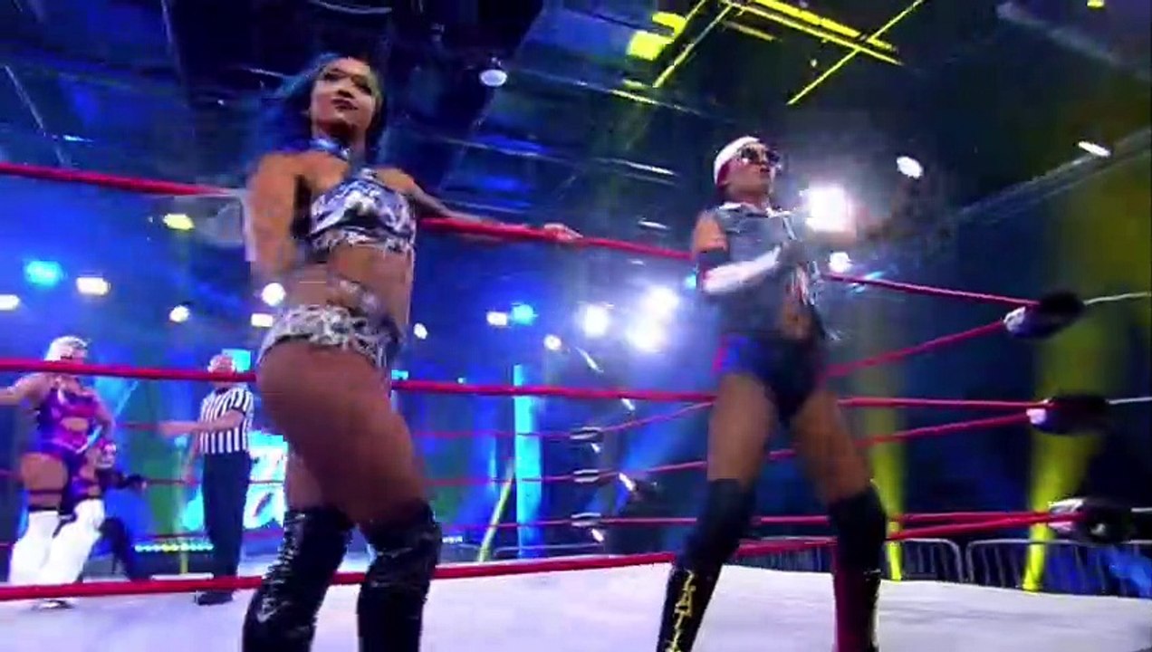 Impact Wrestling - Rosemary & Taya Valkyrie Vs Kiera Hogan & Tasha Steelz. 06/10/20
