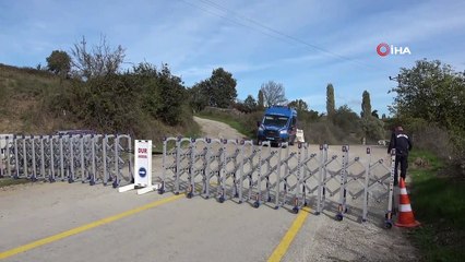 Çanakkale'de bir köy daha karantinaya alındı