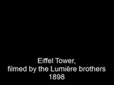 Eiffel Tower, Lumière brothers, 1898