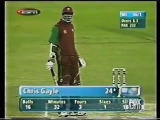 Video herunterladen: Chris Gayle Destroyed Waqar Younis and Shoaib Akhtar , Sharjah