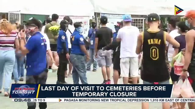 Last day of visit to cemeteries before temporary closure