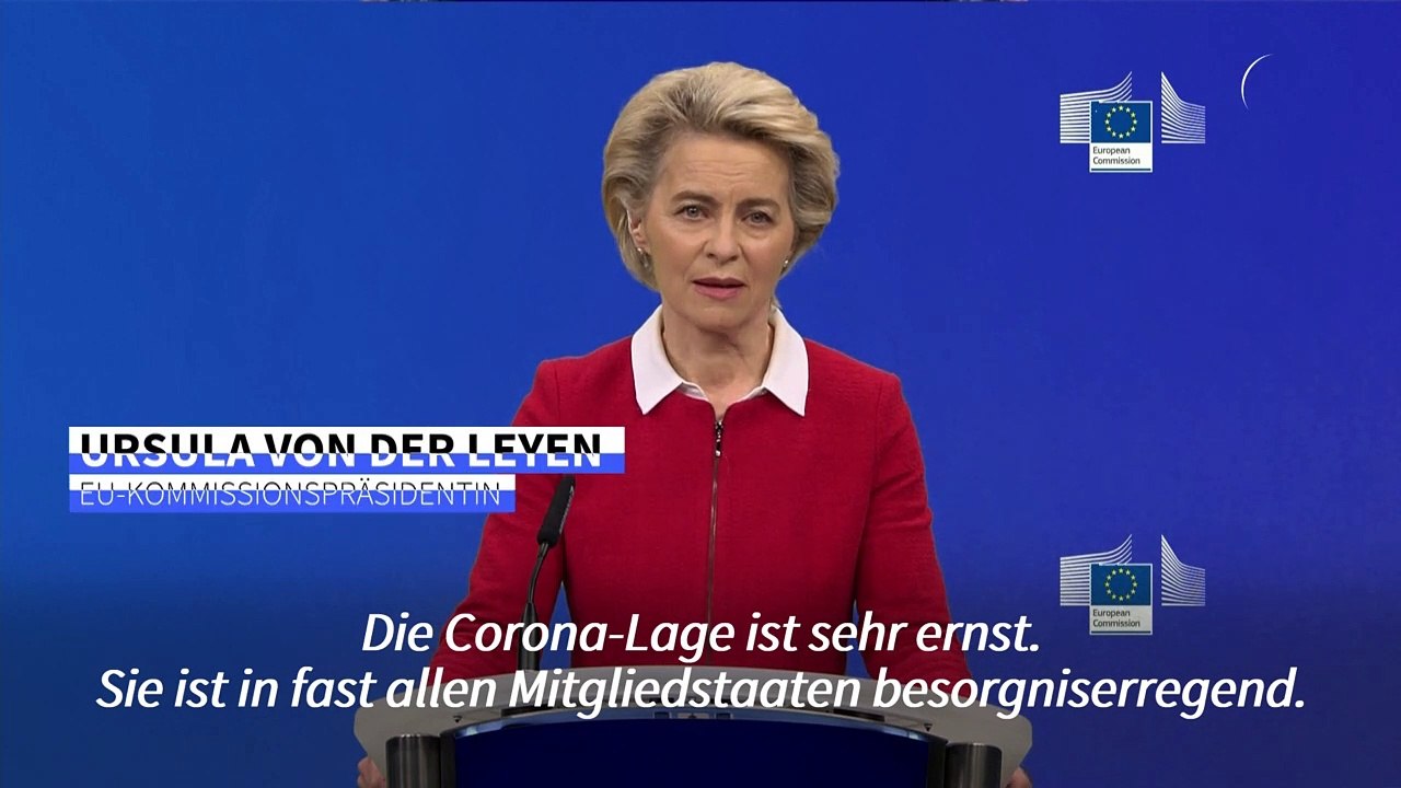 Von der Leyen: 'Dieses Weihnachten wird anders'