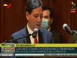 TSE entrega credenciales a Luis Arce como presidente electo de Bolivia