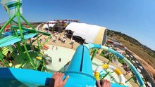 Aquapolis Athens Space Hole (Waterslide) POV Onride