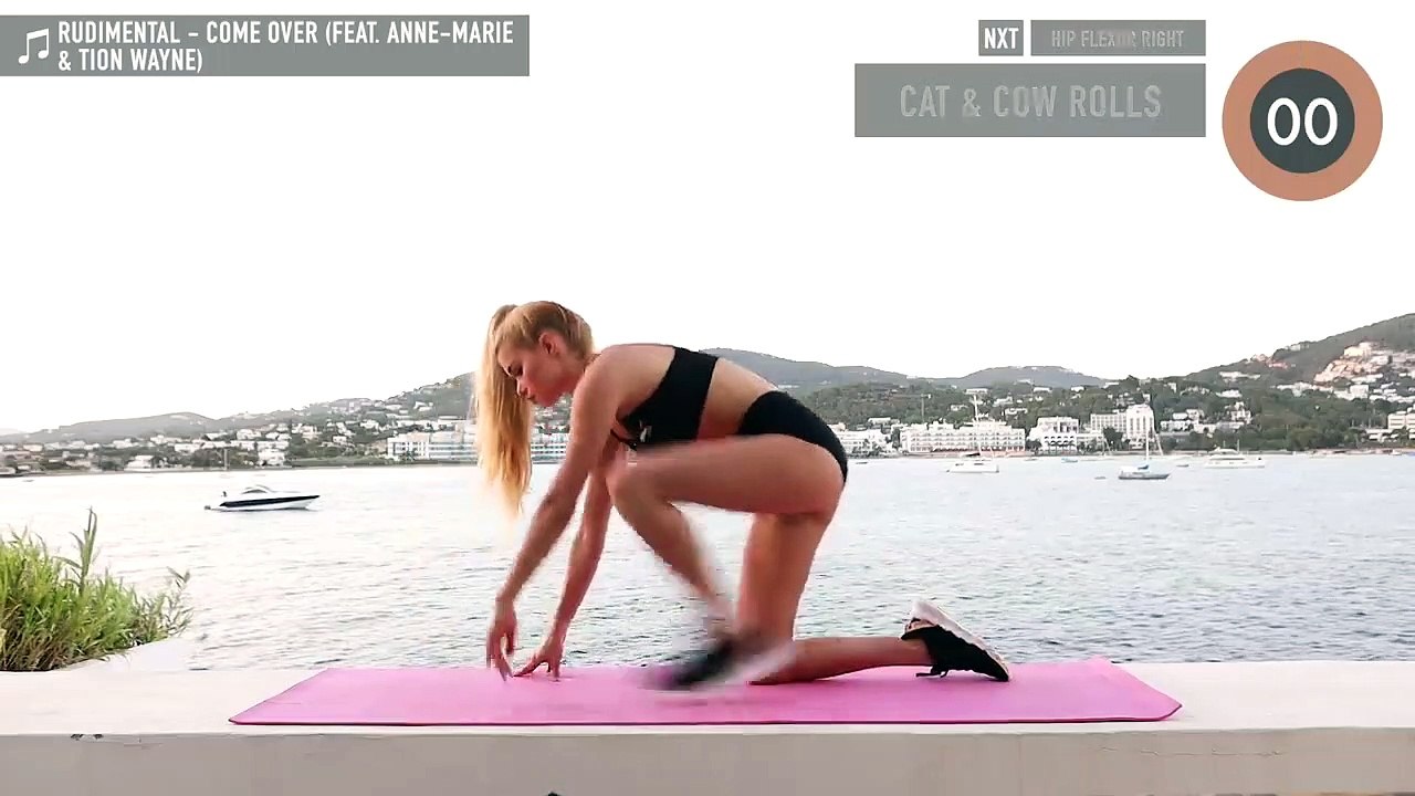5 MIN DAILY STRETCH - a super quick routine for every day _ No Equipment I Pamel