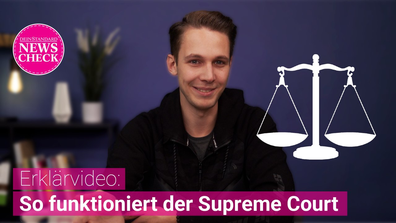 Erklärvideo: Wie funktioniert der Supreme Court?