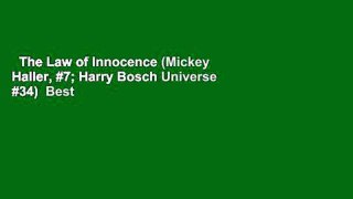 The Law of Innocence (Mickey Haller, #7; Harry Bosch Universe #34)  Best Sellers Rank : #5
