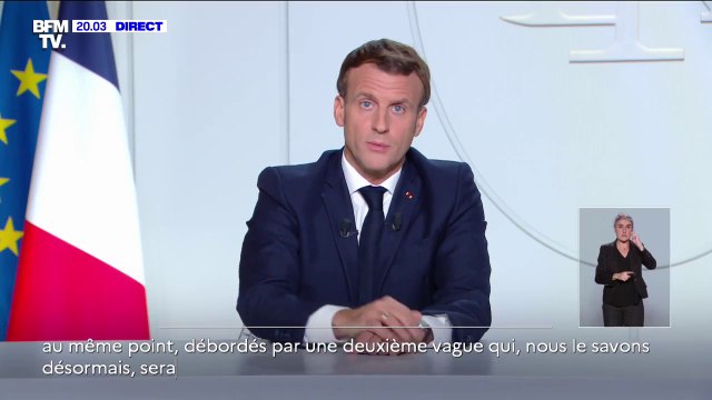 Emmanuel Macron: Nous sommes submergés par l'accélération soudaine de l'épidémie