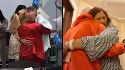 Sons Reunite With Their Moms During Emotional Surprise Visits