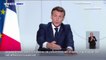 Emmanuel Macron: "Nos frontières intérieures à l'espace européen demeureront ouvertes, et sauf exceptions, les frontières extérieures resteront fermées"