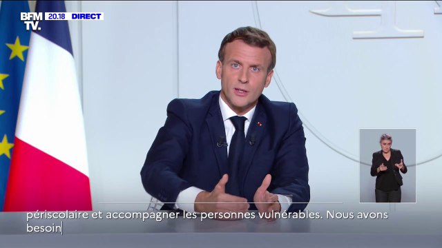 Emmanuel Macron: Restez au maximum chez vous, respectez les règles