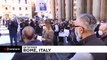 Shop and restaurant owners in Italy protest coronavirus restrictions