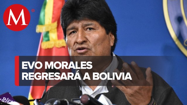Evo Morales anuncia que regresa a Bolivia en noviembre
