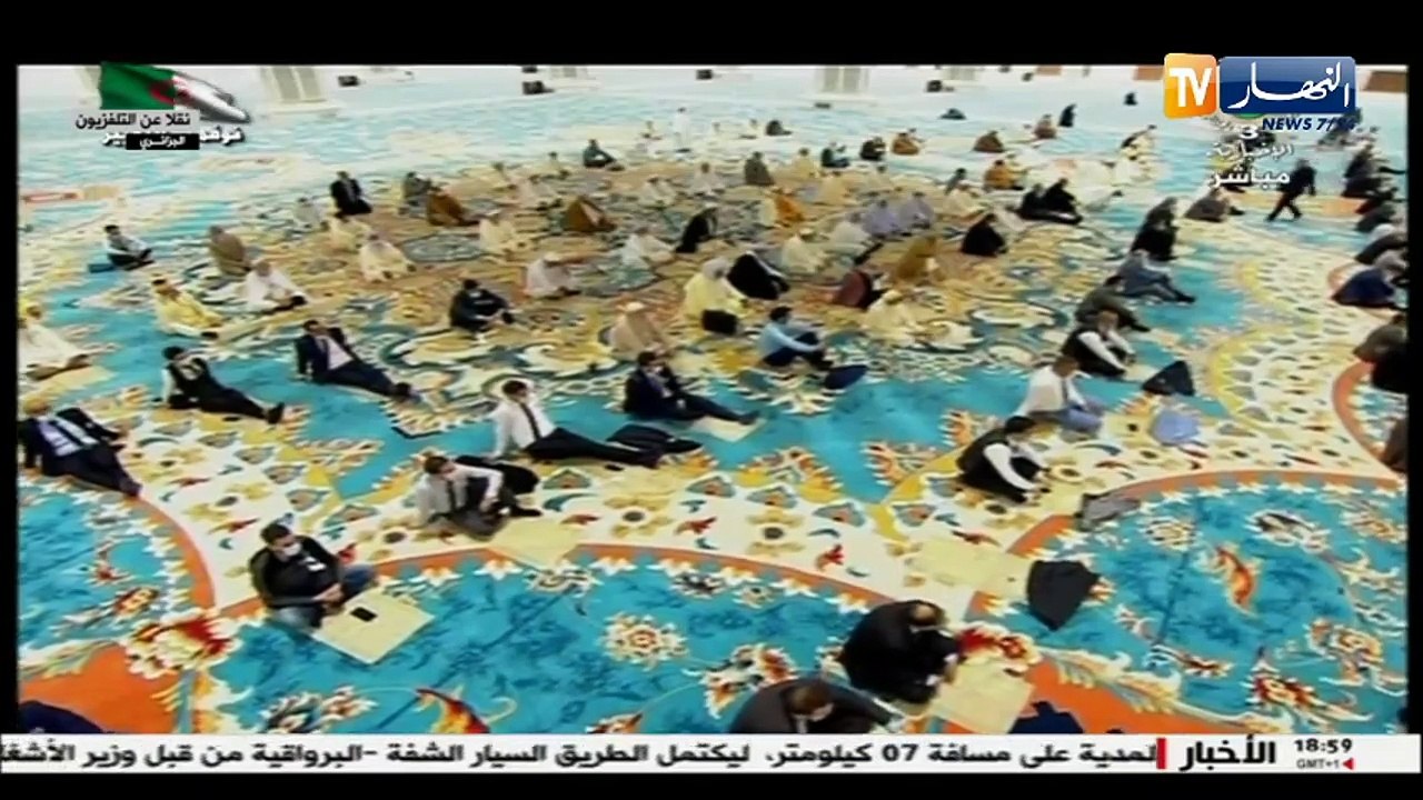 جامع الجزائر: تدشين قاعة الصلاة بمناسبة إحياء ذكرى المولد النبوي الشريف