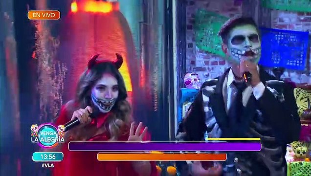 ¡Mariahchez y El Pelao de México vinieron a cantarnos el tema Esto es Halloween !| Venga La Alegría