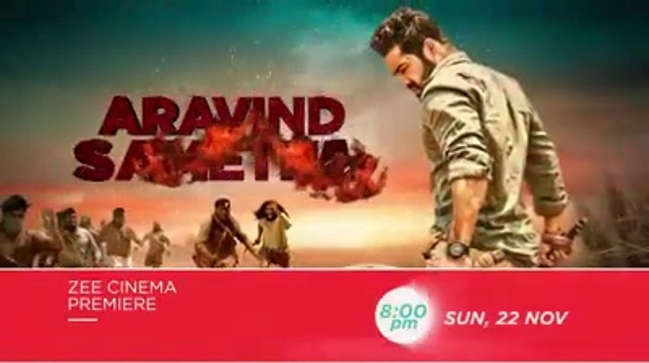Aravind Sametha Hindi Promo Release By Zee Cinema Jr. Ntr