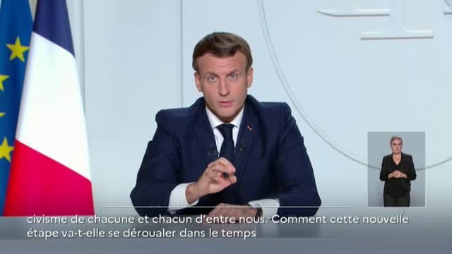 Macron anuncia la vuelta al confinamiento en toda Francia desde el viernes