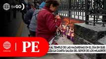 Decenas de fieles llegan al templo de Las Nazarenas | Primera Edición