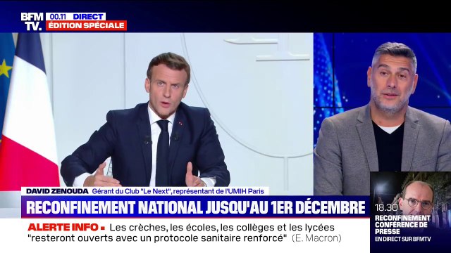 David Zenouda (UMIH) sur la fermeture des bars et restaurants: Ce qui nous vexe le plus, c'est d'être traités de commerces non-essentiels