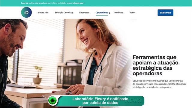 Laboratório Fleury é notificado por coleta de dados