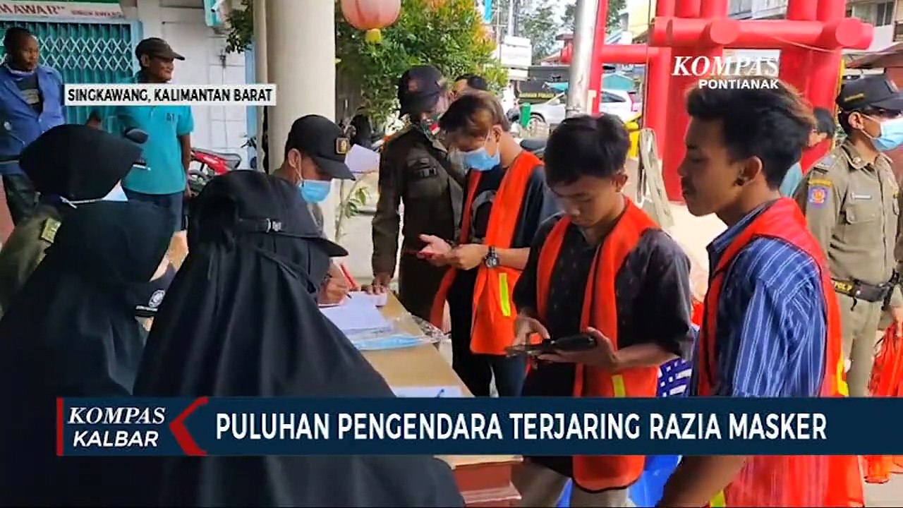 Sebanyak 55 Pelanggar Prokes di Singkawang Dikenai Sanksi Sosial