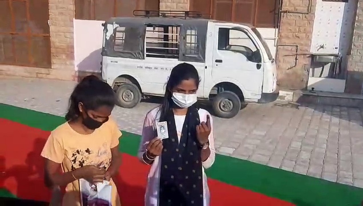 जोधपुर में नगर निगम उत्तर के लिए मतदान शुरू: युवाओं के लिए बनाया सेल्फी पॉइंट