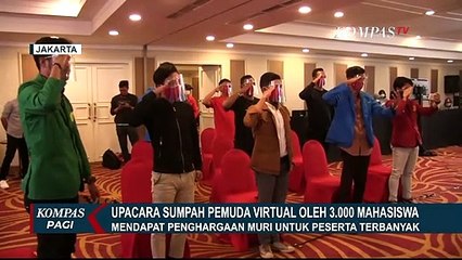 Descargar video: Hebat! Upacara Virtual Hari Sumpah Pemuda Dapatkan Rekor MURI!