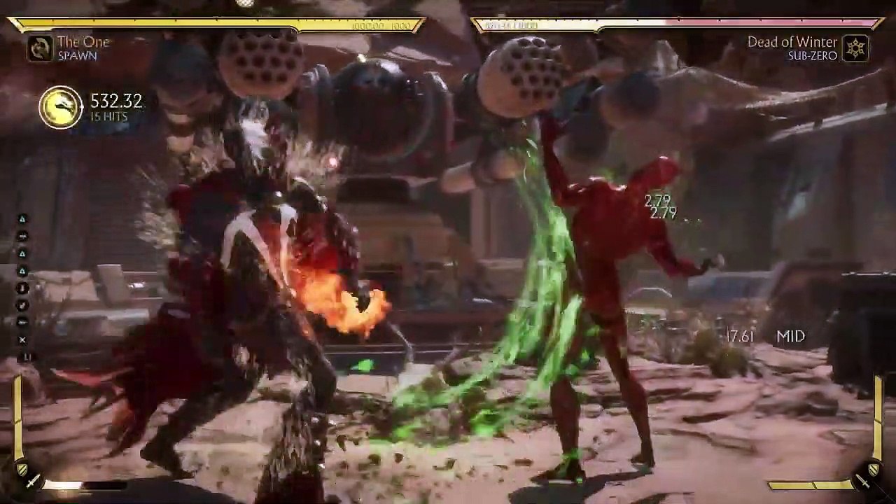 SPAWN - HIGH DAMAGE COMBO SHOWCASE-MK11