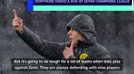 Скачать видео: Dortmund needed patience against Zenit - Favre