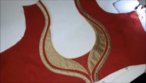Very beautiful blouse back neck design cutting and stitching in hindi....