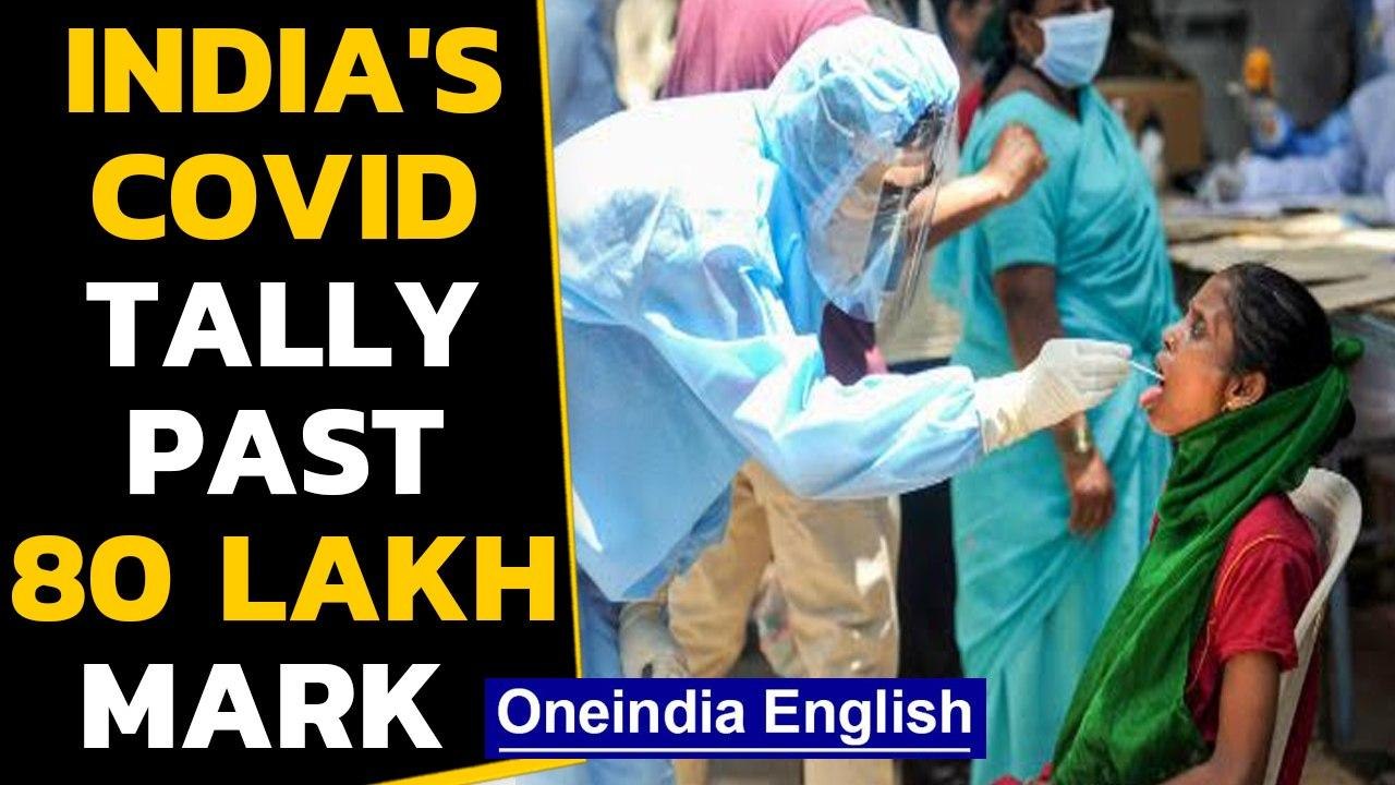 Covid-19: India's Coronavirus tally soars past 80 lakh mark with over 49,000 single-day jump