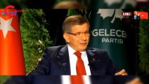 Davutoğlu'ndan canlı yayında Erdoğan'a uyarı