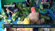Warga Borong Sayuran Petani dengan Harga Tinggi