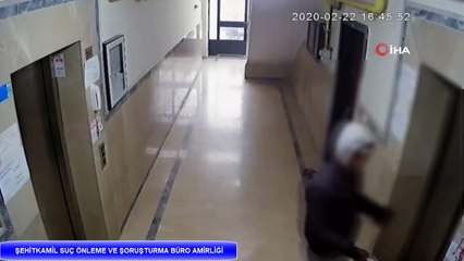 Bisiklet hırsızlığı güvenlik kamerasında