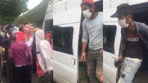14 kişilik minibüsten 37 kişi çıktı; polis tek tek indirip saydı