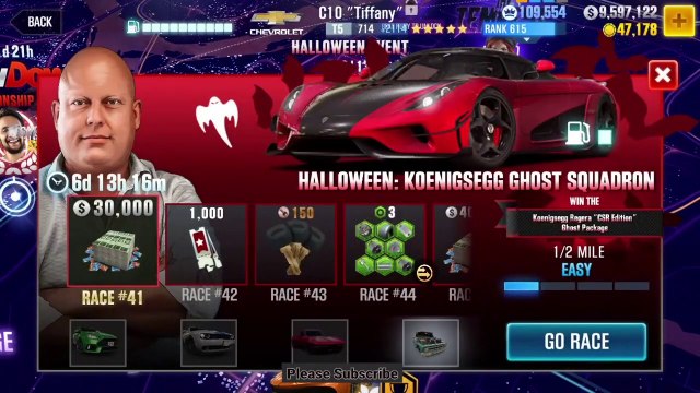 #113 CSR Racing 2 | Events | Halloween: Kegnigsegg | Part 3/3 | Get Koenigsegg Regera Ghost Package
