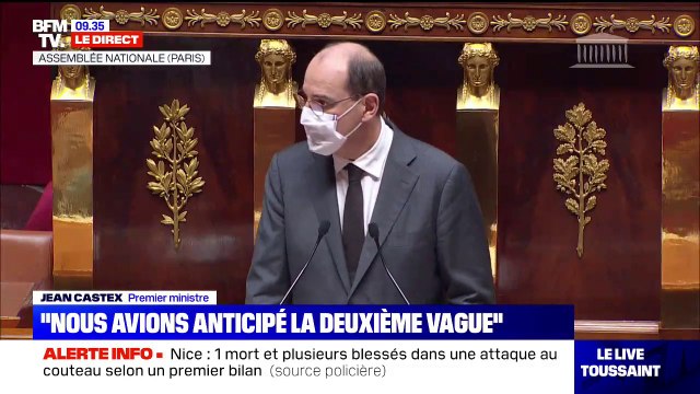 Jean Castex: Les marchés alimentaires resteront ouverts et les secteurs du cinéma et du spectacle vivant seront fermés