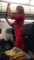 Airasia Cabin Crew Safety Flight Demonstration エアアジア美人CAのセーフティデモ