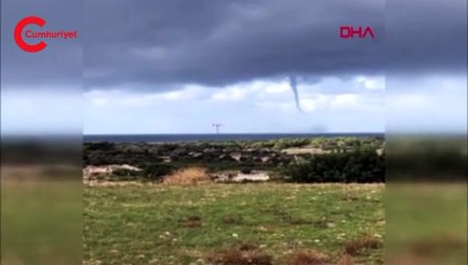 Patara'da peş peşe iki hortum endişe yarattı