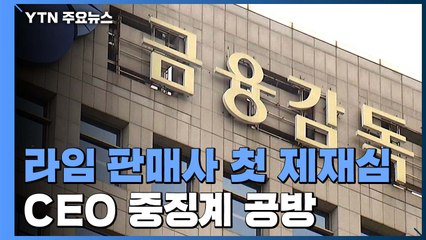 라임 판매사 첫 제재심...CEO 중징계 공방 / YTN