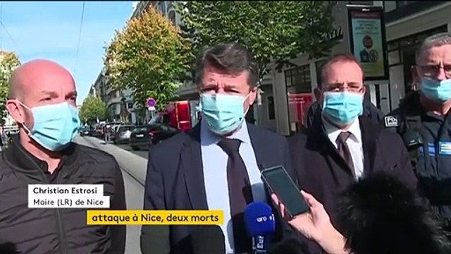 Attaque à Nice - Le maire Christian Estrosi: Je veux remercier le courageux Niçois qui a alerté la police municipale pour qu'elle puisse neutraliser l'assaillant - VIDEO
