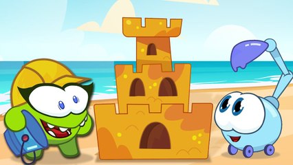 Om Nom Stories: Nibble Nom - Sandbox Builders - Funny cartoons for kids