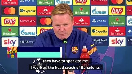 Download Video: Koeman focused on the pitch amid Barca board turmoil