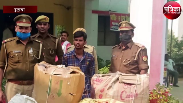 पुलिस ने अवैध पटाखा फैक्ट्री का किया खुलासा, एक हुआ गिरफ्तार
