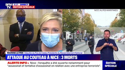 Marine Le Pen sur l'attaque à Nice: "Il faut une législation de guerre"