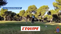 Même au golf, Nadal a ses petits rituels - Tennis - WTF