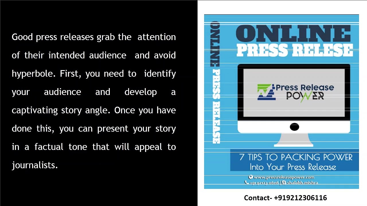 Press Release Distribution Service