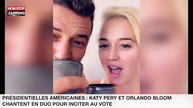 Présidentielles américaines : Katy Perry et Orlando chantent en duo pour inciter au vote (vidéo)
